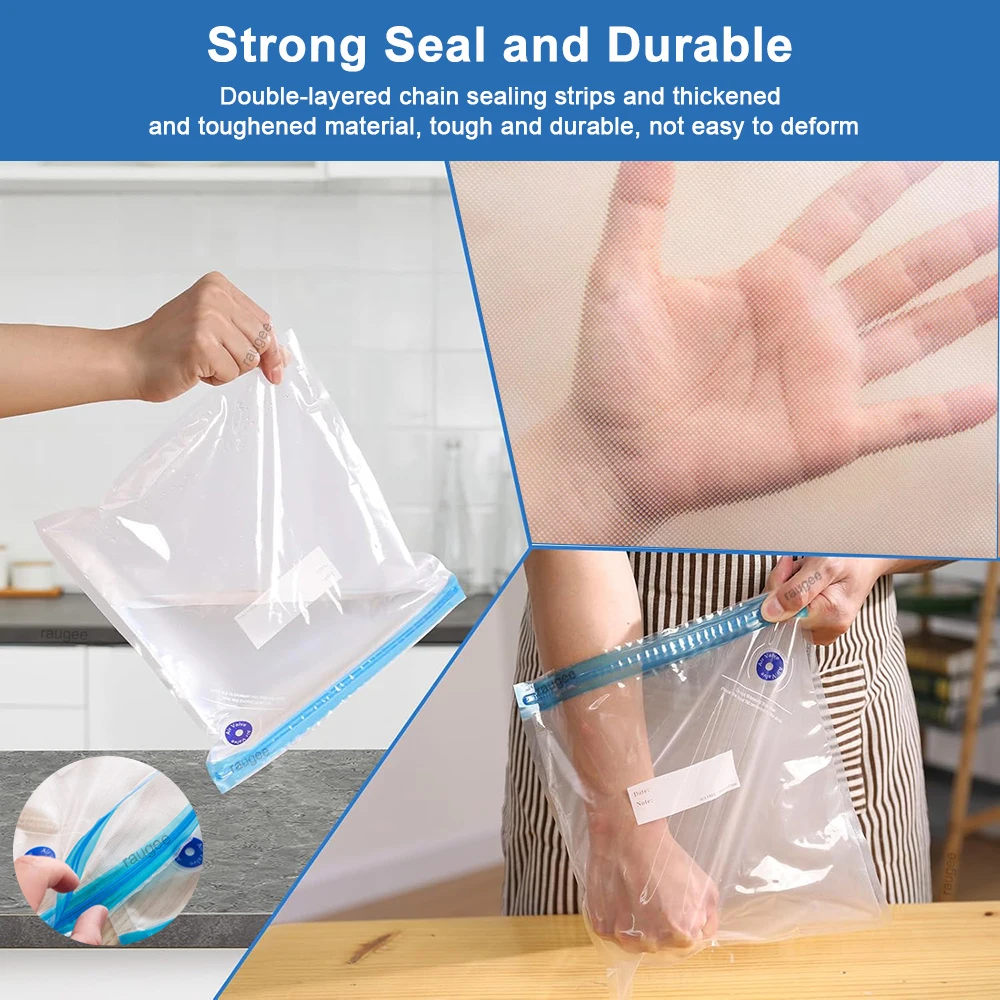Food Vacuum Bags Vacuum Bags Reusable Vacuum Packaging Free Vacuum Zipper Bags Vacuum Sealer Bags BPA Food Fresh Storage Bag image 4