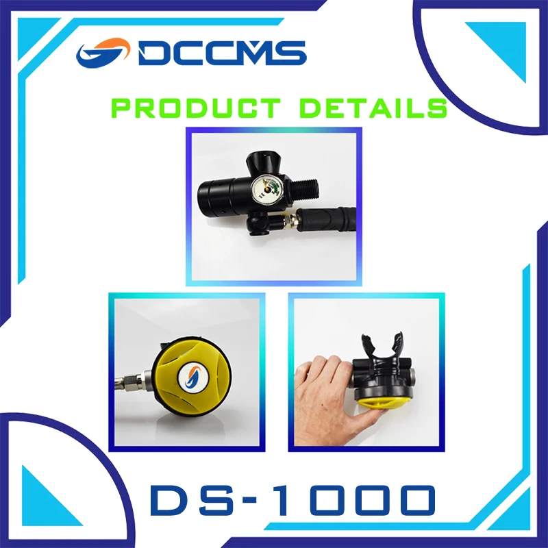 DCCMS Scuba Diving Tank Mini Scuba Diving Equipment Snorkeling Equipment 1000ML Scuba Tanks