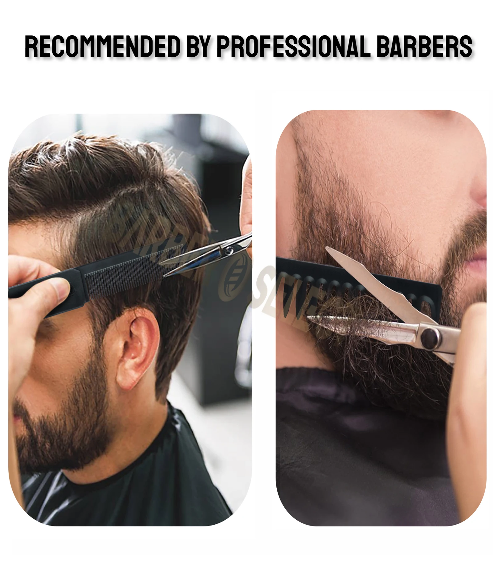 Neuester 1/2/3-in-1 tragbarer Klappkamm, Friseur-Clipper-Kamm, breitzahniger Kamm für Ölhaar, Mini-Bartkamm, Styling-Werkzeug für den Salon. – Detail 6