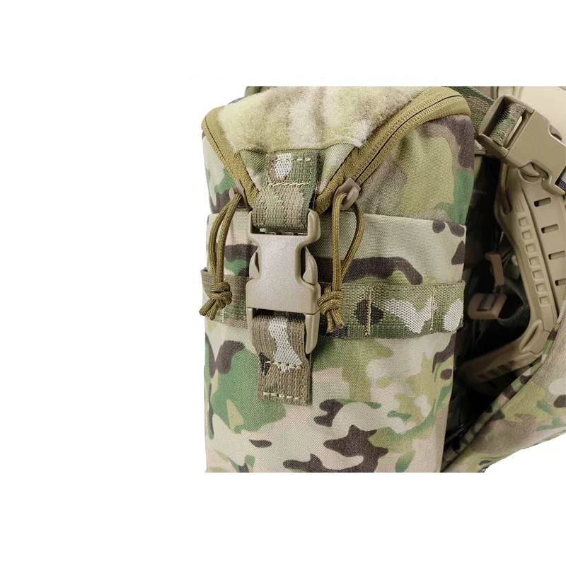 Tactical Molle Pouch Multicam Airsoft Zipper Bag Sundries Recycling Bag Hunting Expansion Package Accessories