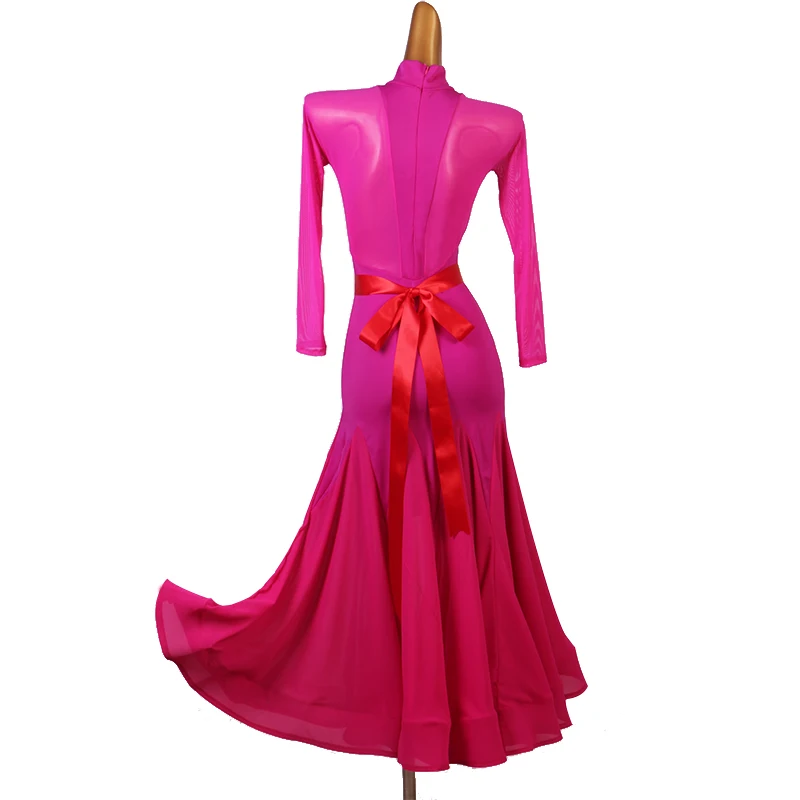 Ballroom Dress Standard Ballroom American Smooth Dress Waltz Dress Tango Dress Ballroom Dresses Pink Ballroom Gown MQ232 Ballr