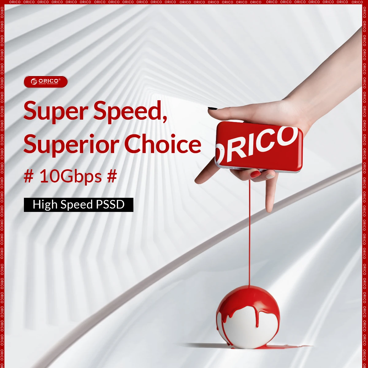 Unidad de estado sólido externa ORICO 1TB USB 3,2 Gen2 tipo C GEN2 SSD portátil 940MB/S PSSD para ordenador portátil trabajo de negocios al aire libre