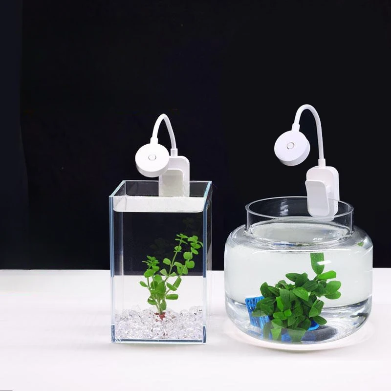 Mini Wireless / USB Fish Tank Light Clip-on Light Water Grass Light Aquarium Lighting Small Tank Lamp Aquarium Accessories - Image 2