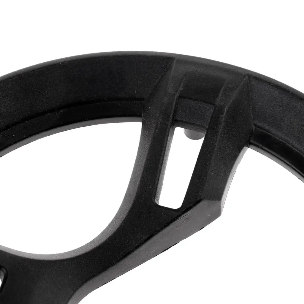 Durable Bicycle Cranksets Protector Black Chain Wheel Cover Plastic Crank Guard Part for Mountain Bike Use