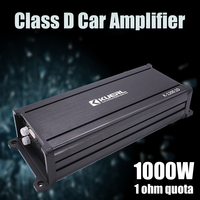 Single-Channel Digital Class-D Car Amplifier DC 12V 1000W High Power Car Power Amplifier Audio Stereo Car Audio Modification