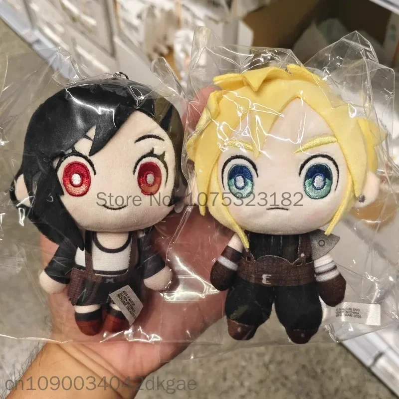 new Genuine Final Fantasy Vii Cloud Strife Sephiroth Doll Keychain Cute Aerith Tifa Plush Toy Bag Accessories Collection toys