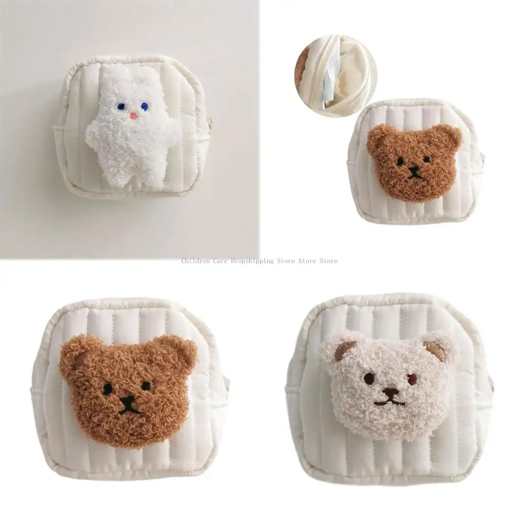 

Small Item Plush Bag Container Handbag for Makeup Jewelry and Accessories