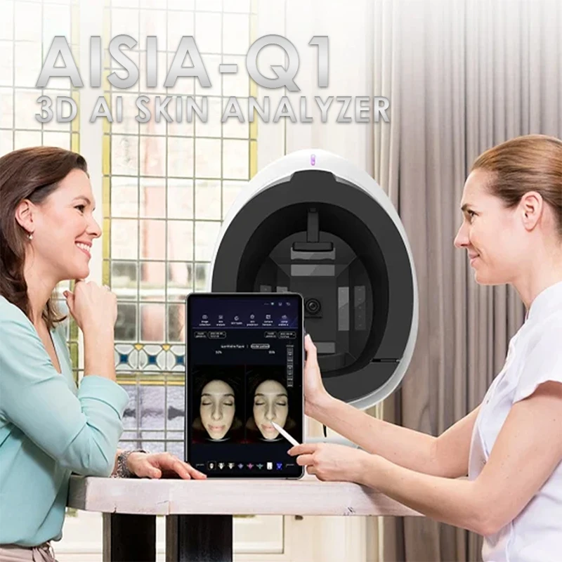 

AISIA Q1 3D AI Skin Analyzer Facial Scanner Comprehensive Skin Problem Detection Diagnosis Professional Beauty Equipment