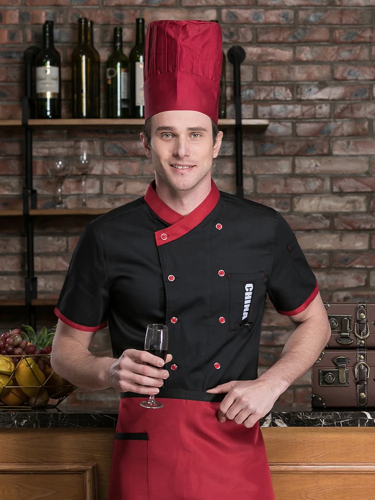 男性用レストランシェフジャケット,ホテルとキッチンのユニフォーム,ダイニングホールのユニフォーム,料理人のシャツ,パン屋とコーヒーショップ,ウェイターのダンガリー