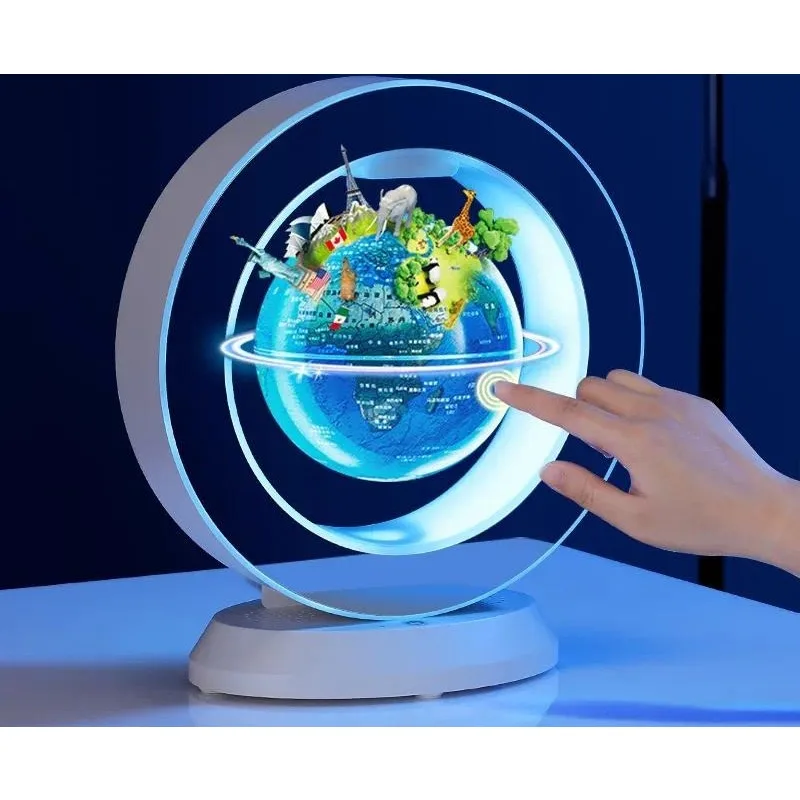 Magnetic Levitation Floating Globe, Luminous World Map Decor, Educational Gift for Kids & Students