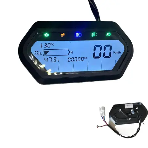 NIU DISPLAY WITH WATERPROOF connector+PIN FOR 72V LITHIUM BATTERY Electric Scooter Instrument MTB meter diy part