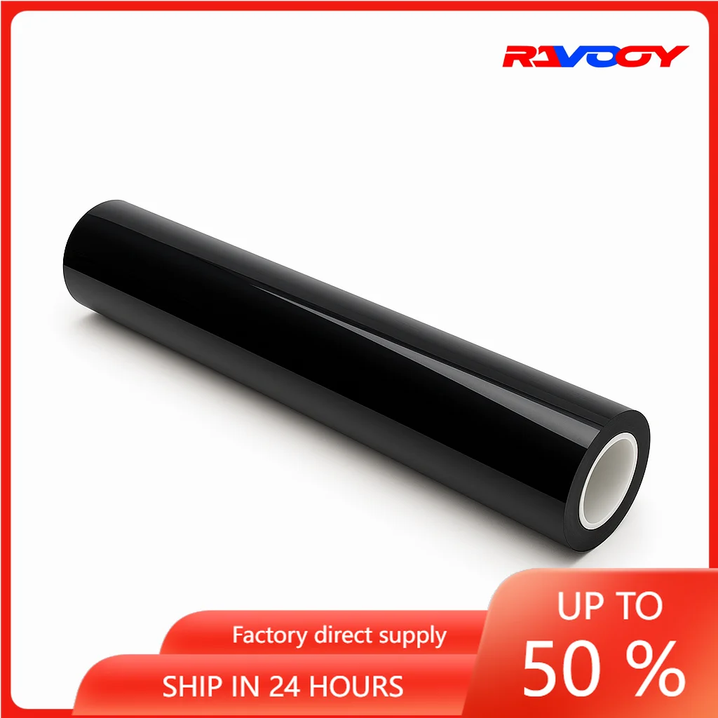 

Glossy Crystal Black Vinyl Wrap Film Self-Adhesive Durable Auto Tuning Motorcycle Stickers for Vehicle Modificatio