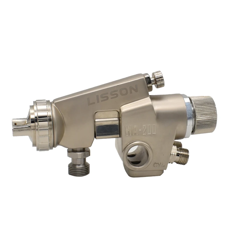 Imagem -02 - Equipamento de Pulverização Automática Alta Atomização Wa200 Paint Spray 1.2 mm 1.5 mm 2.0 mm 2.5 mm 3.0 mm Nozzle Ferramentas Pneumáticas de Qualidade Superior