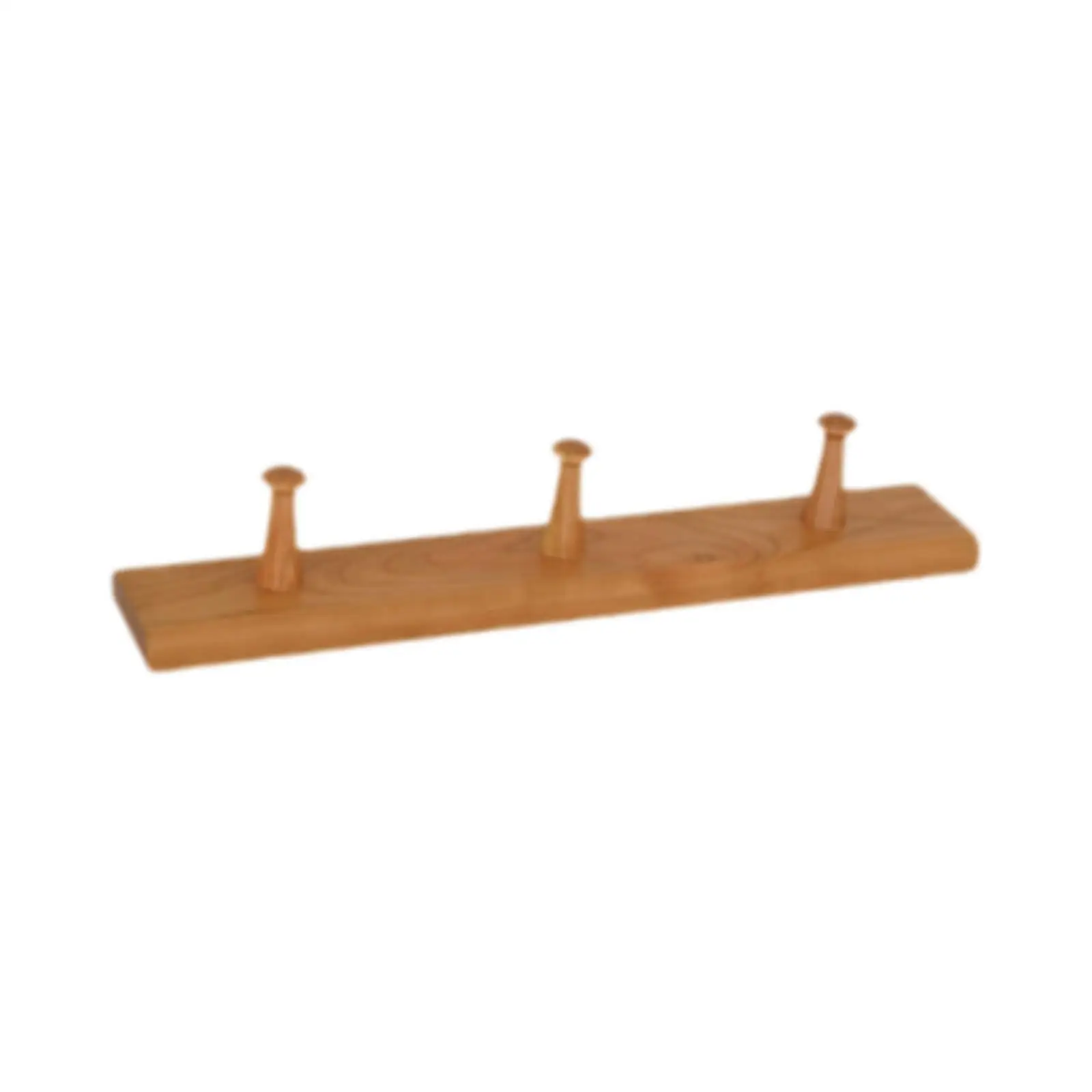 Wooden Coat Hooks Space Saving Towel Rack for Wall or Door Entryway Bathroom