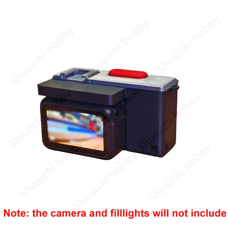 1 STKS Retro Camera Case Gepersonaliseerde Magnetische Beschermhoes Film Camera-Geïnspireerd Ontwerp Gemodificeerde Accessoires voor DJI Osmo Nano