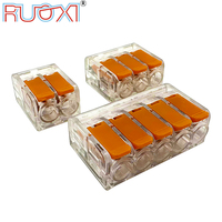 Terminal 6mm2 orange transparent Mini Quick connector replacement tape universal compact home wiring terminal
