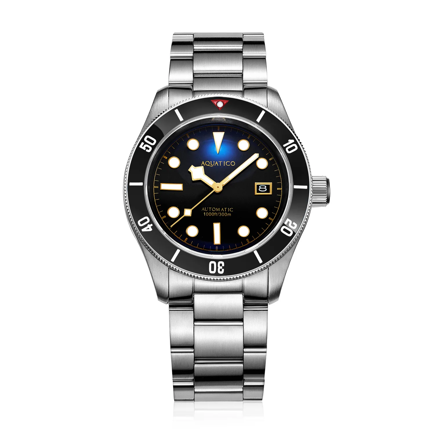 Aquatico Sea Star Black Dial Ceramic Bezel (NH35 DATE)