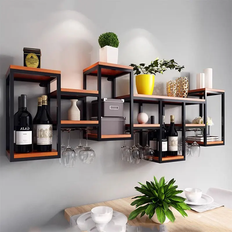 

Modern Woman Wine Holder Display Minimalist Living Room Wall Wine Rack Restaurant Storage Estante Vino Home Bar Furniture