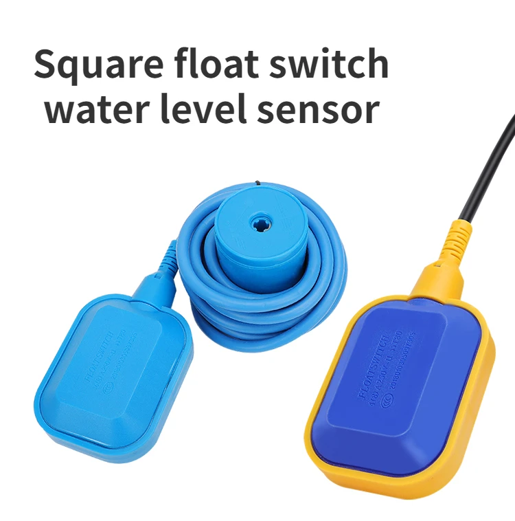 Square float switch water tower water level sensor Automatic water controller relay 8 meters liquid level sensor switch