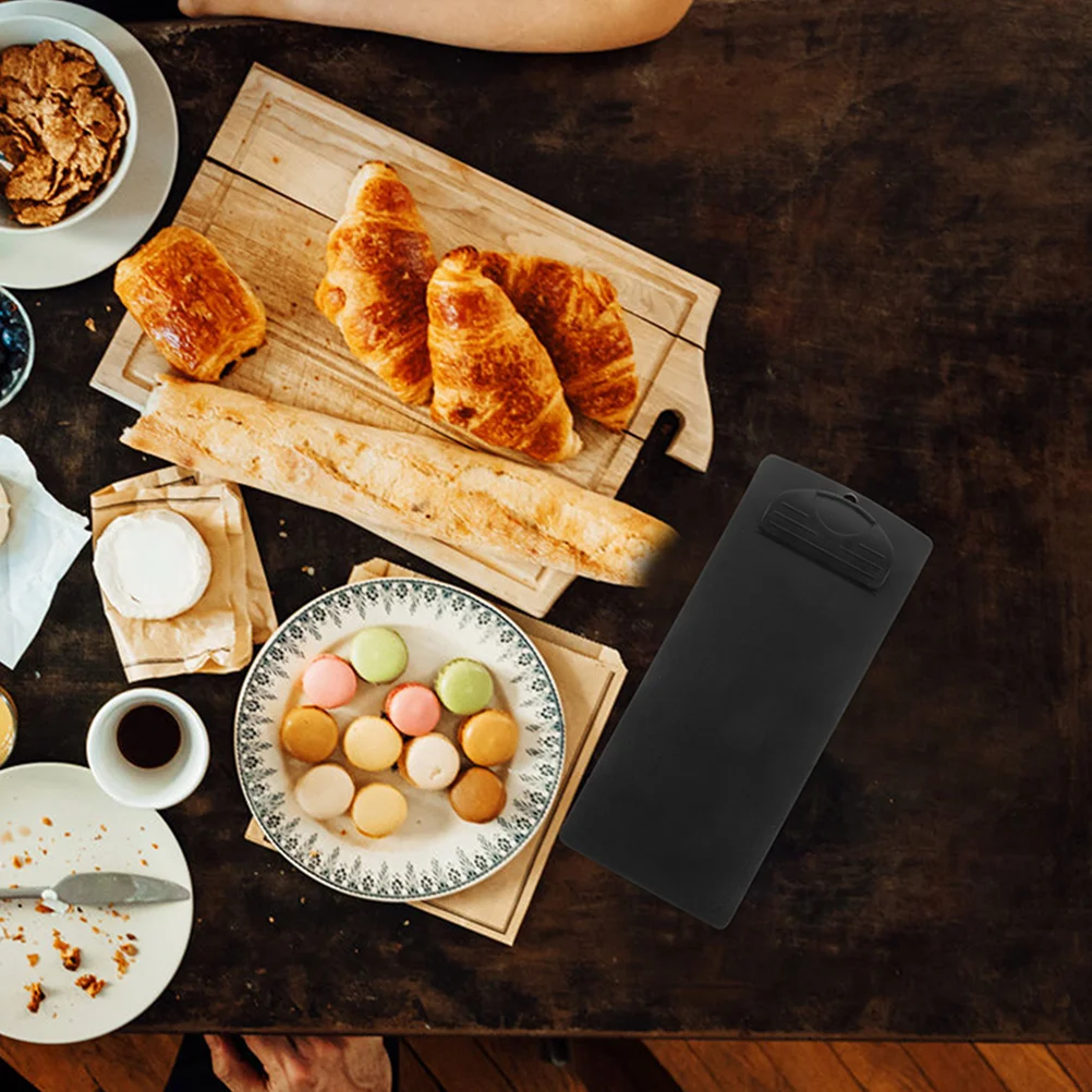 

3 шт. портативный буфер обмена, маленькая доска для письма для меню, счетов, органайзер для документов, офисный жесткий скрепка для файлов, многофункциональный