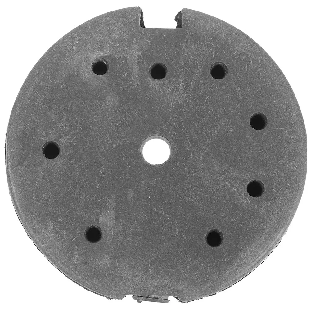 

2Pcs Long Lasting Metal Lamp Chassis Round Shape Desk Floor Light Base Stable Home Decoration Desk Lamp Weight