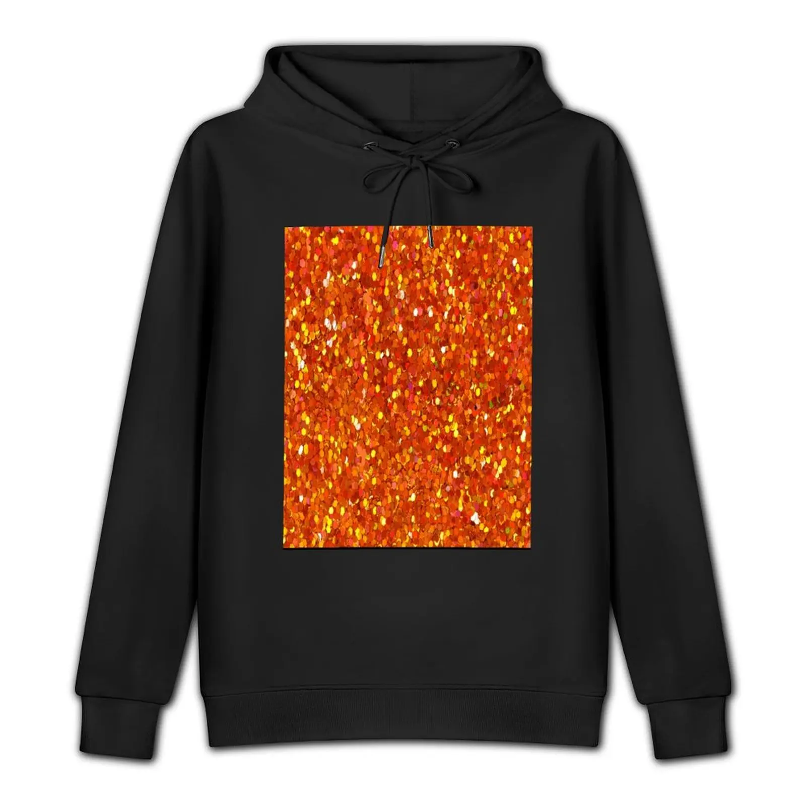 orange glitter Pullover Hoodie clothes for men men's coat male clothes men wear men's hoodie sweatshirt