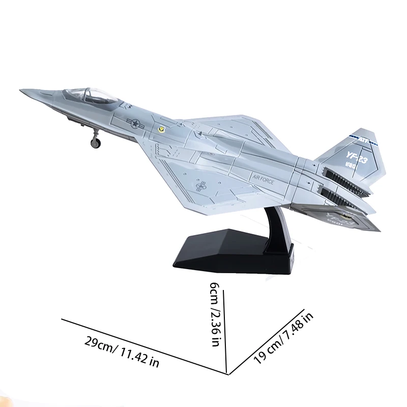 YF-23 Stealth Fighter Military Model F14 SU27 Fighter Plane Plastic Assembly Home Collection Decoration Creative Christmas Gift