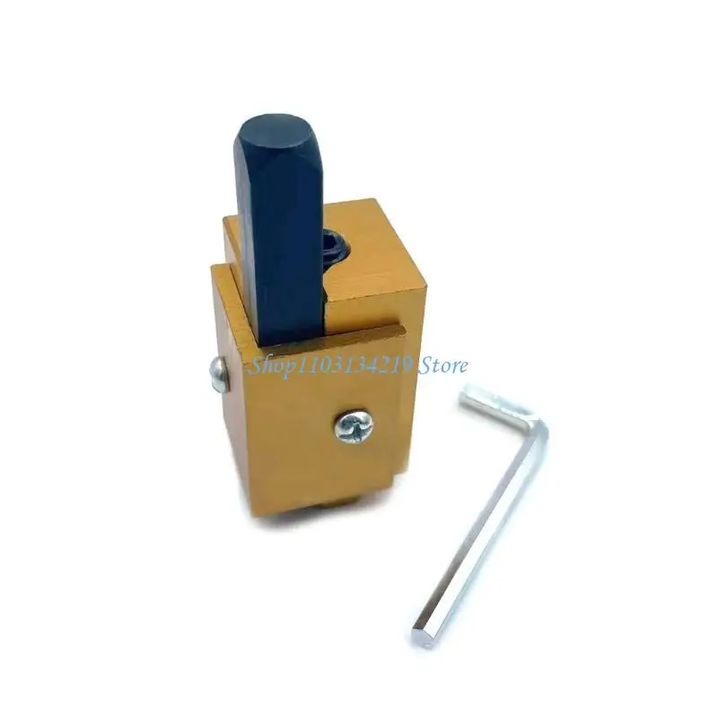 N5KC Corner Square Quick Cutting For Door Lock Recessed Golden Corner