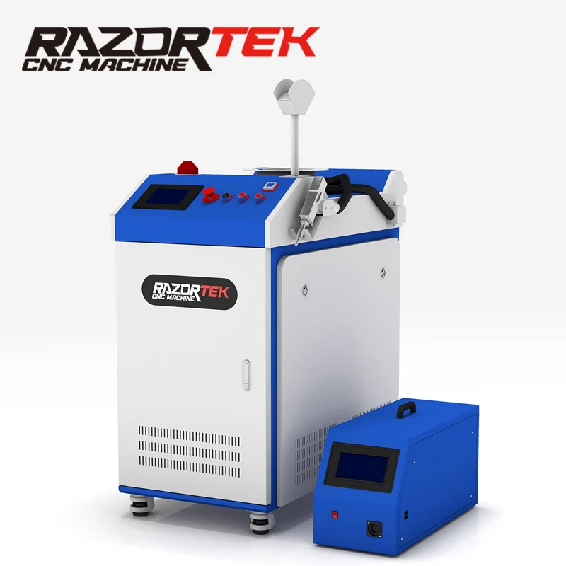 

1500w 2kw Razortek popular metal aluminium material 3000w 4in 1 fiber laser welding cleaning cutting machine from China