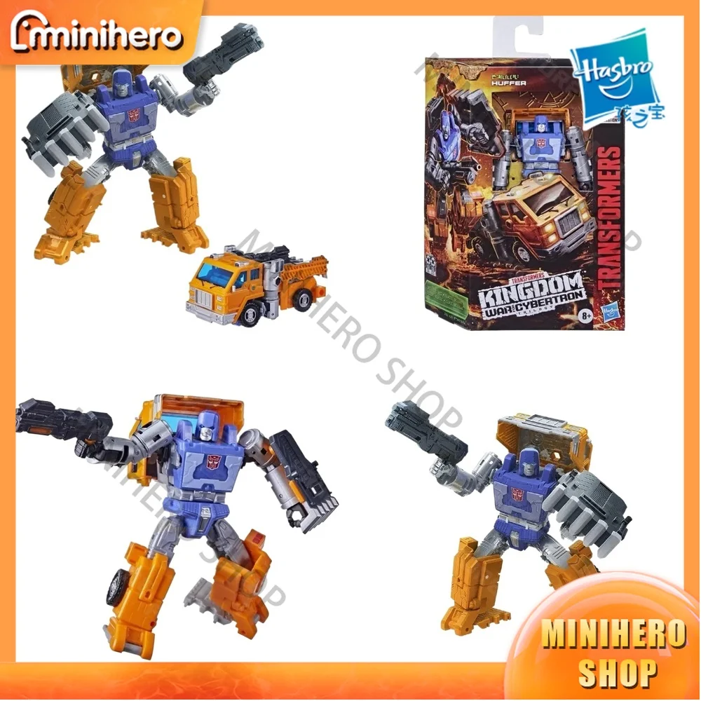 

В наличии оригинальная подвижная фигурка Hasbro Transformers War for Cybertron Kingdom F0675 Huffer Deluxe Class