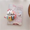 3D Cartoon Kitty Ice Cream Earphone Case For AirPods Pro 3 2 AirPods 4 3 2 1 Cute Silicone Wireless Headphone Cover Keychain Bag