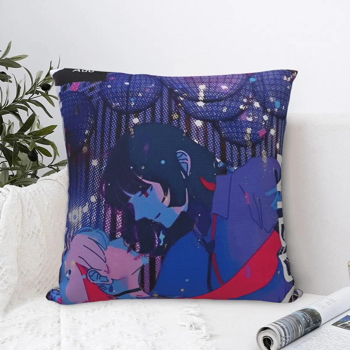 

Ado WORLD TOUR 2025 Pillow Cover Fashion Pillow Case For Sofa Home Decoration Cushion Cover Square Pattern Pillowcases Gift Idea