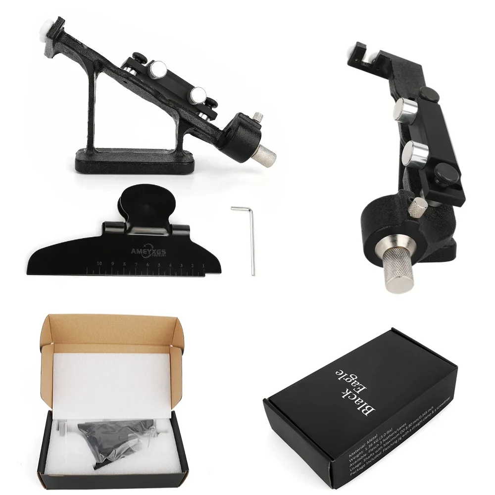 

Archery Fletching Jig Metal Adjustable Arrow Feather Sticky For Recurve Bow Compound Bow Arrow DIY Arrow Vanes Adhere DIY Tool