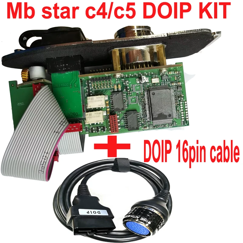 MB STAR C4 PLUS DOIP FUNCTION SD CONNECT DOIP kit with MB star c4 16pin obd2 cable diagnostic tool Multiplexer car assessoires