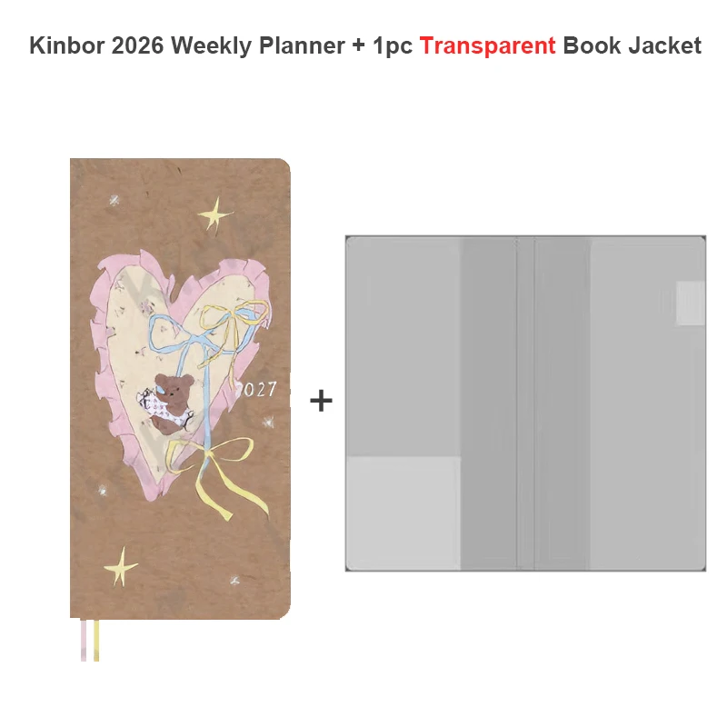 Neuester Kinbor 2027 Notizbuch-Agenda Wochenplaner 52g BaChuan Papier Taschen-Journal Planungsbuch Reiseaufzeichnungen Schulbedarf