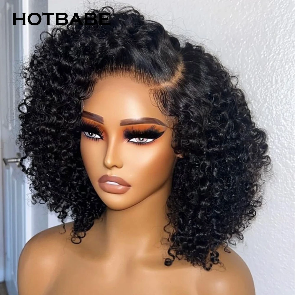 

High Density Lace Wig 360 Human Hair Kinky Curly Wigs Human Hair HD Lace Frontal Wig Human Hair Wigs 100% Human Hair Quality