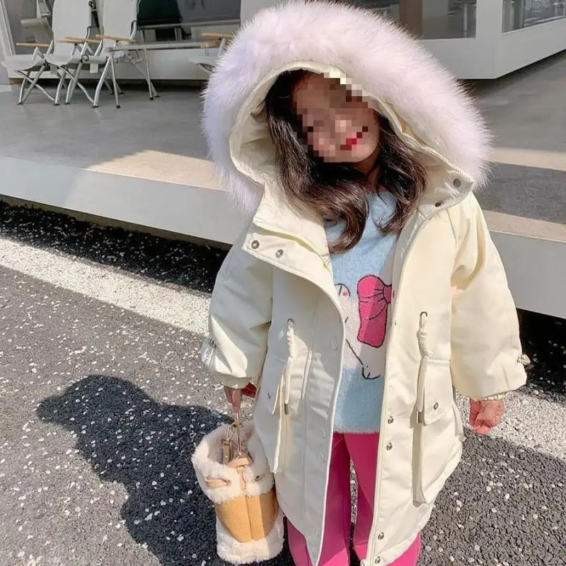 فتاة Kawaii بلايز فرو المنك رشاقته بلايز عادية الخريف والشتاء موضة الاتجاه النسخة الكورية البلوز طالب ملابس الأطفال #4