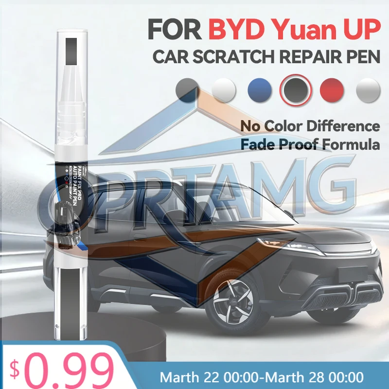 

2026 Hot Car Sticker Paint Repair Pen For BYD Yuan UP 2023-2025 U5 Touch Up Scratch Remover DIY Auto Accessories Green Pi