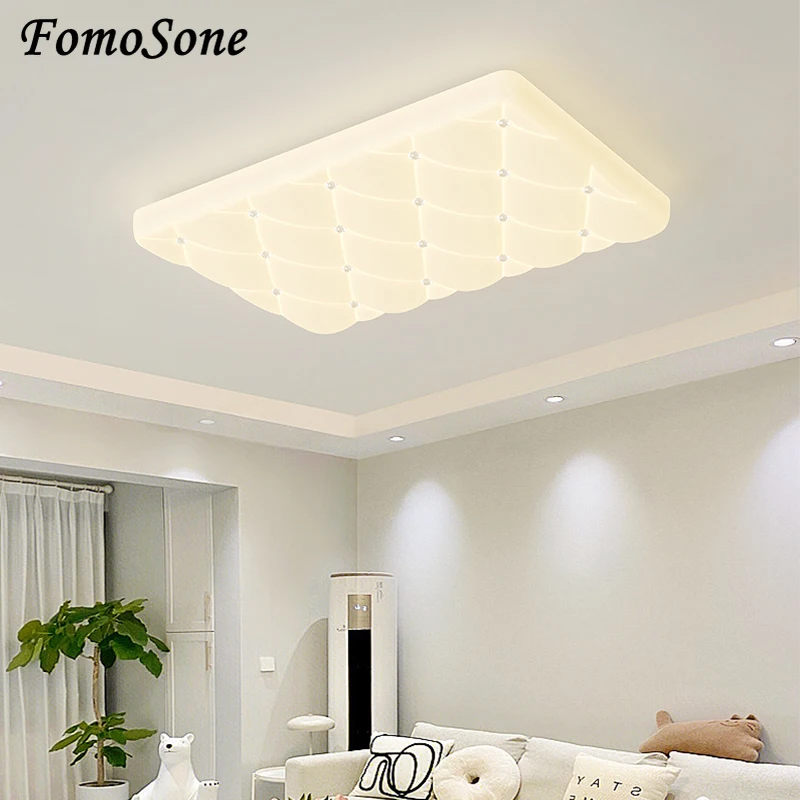 

Modern full spectrum smart modern ceiling led Living room bedroom study house lighting design smart home cheese Ceiling lights