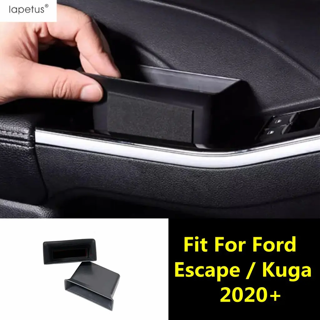 

Car Inner Door Armrest Storage Box Handle Container Phone Holder Tray Accessories Interior For Ford Escape / Kuga 2020 - 2024