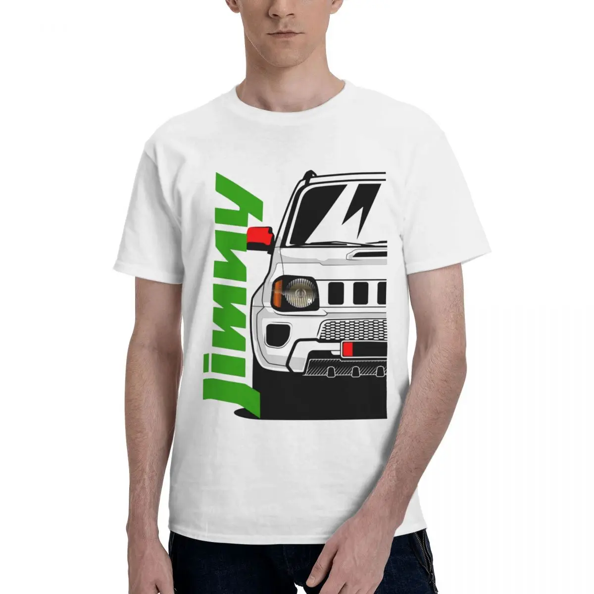 Men Japanese Car Fans Jimny T Shirt Streetwear Big Size O-neck Cotton Custom Sleeve T Shirt Homme