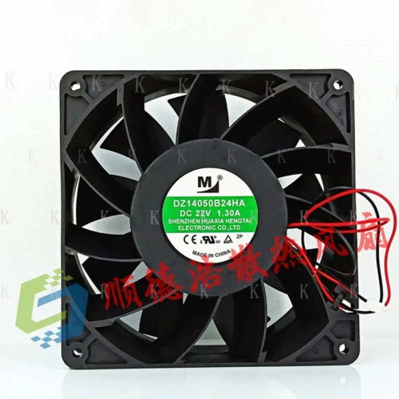 

C 1pcs FOR M DZ14050B24HA 14050 14CM 22V 1.30A inverter fan