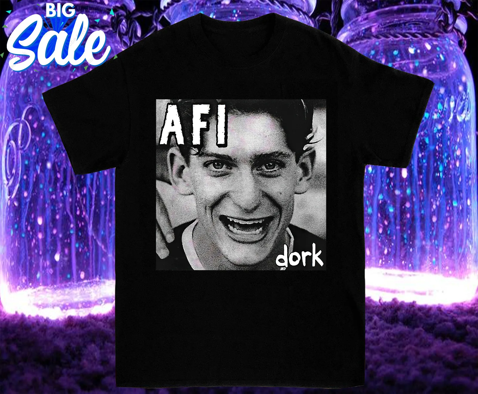 AFI Band T Shirt Black Men Cotton Size S-4XL NL1557