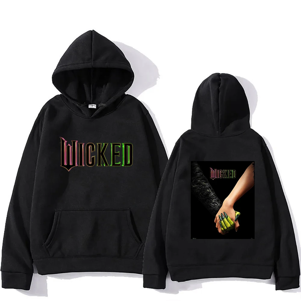 Aesthetic Wicked Fantasy Movie Graphic Hoodie 2024 Men/women Hoodies Harajuku Aesthetic Unisex Winter Fleece Pullover Sweatshirt