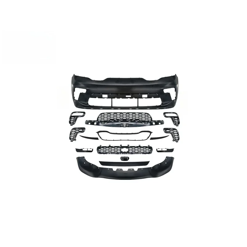 Upgrade Body Kit Durango 2011-2020 Upgrades to SRT Front and Rear Bumpers with Direct Plug-and-Installation 2