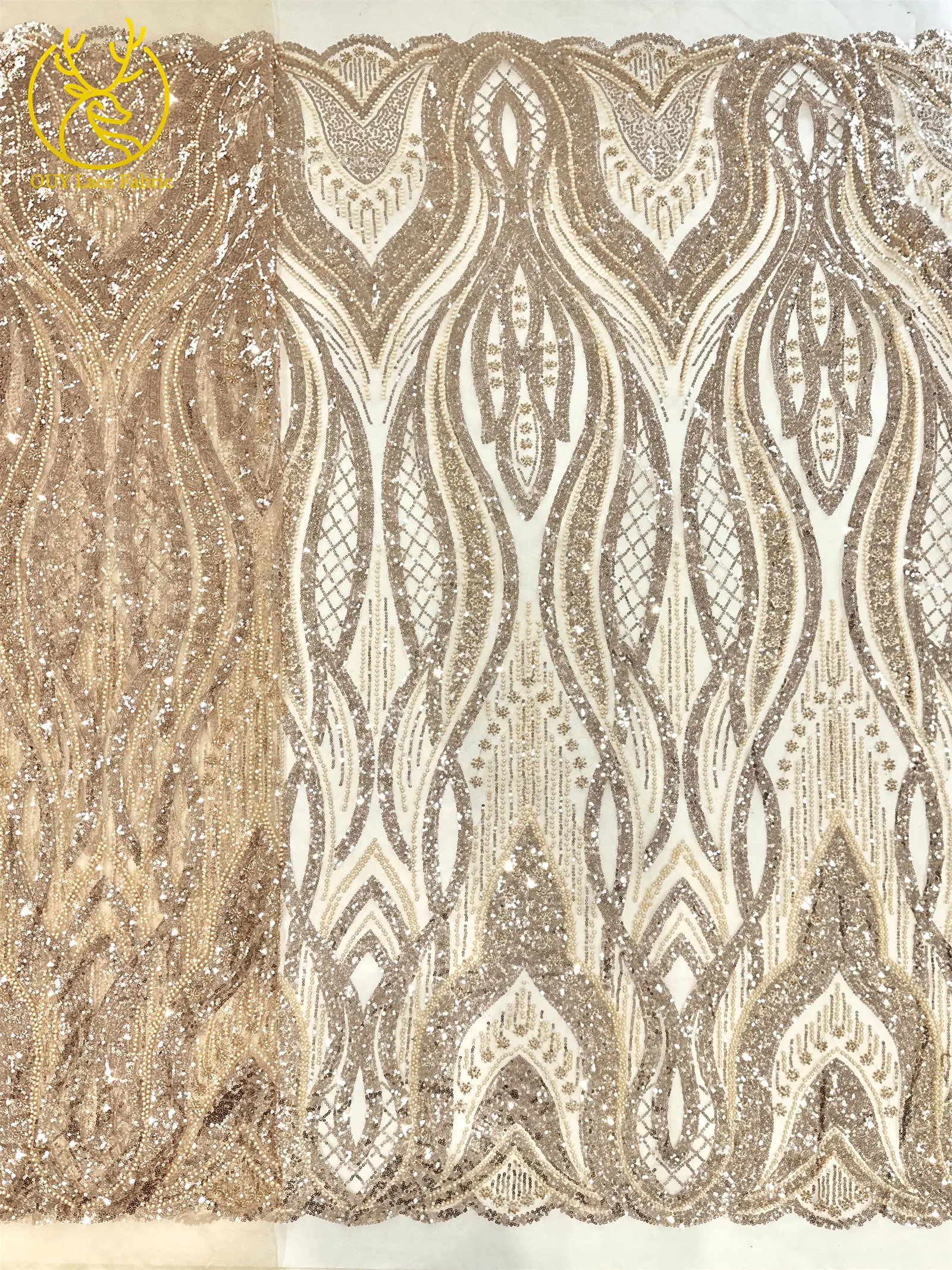 2025 موضة أنيقة الفرنسية شبكة التطريز الترتر أقمشة الدانتيل الأفريقي النيجيري أقمشة الدانتيل لمواد حفل الزفاف الزفاف