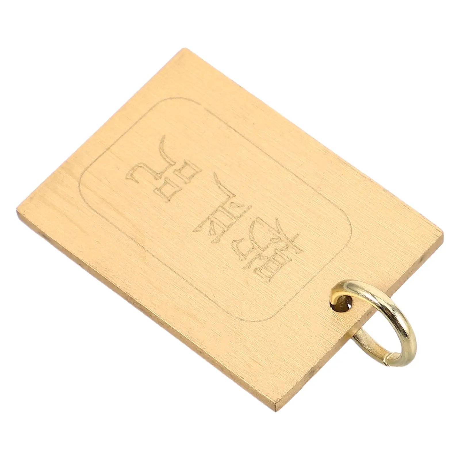 

1pcs Key Chain Good Luck Charms Adult Bag Pendant Feng Shui Wealth Brass Key Holder Chinese New Year Lucky Keyring