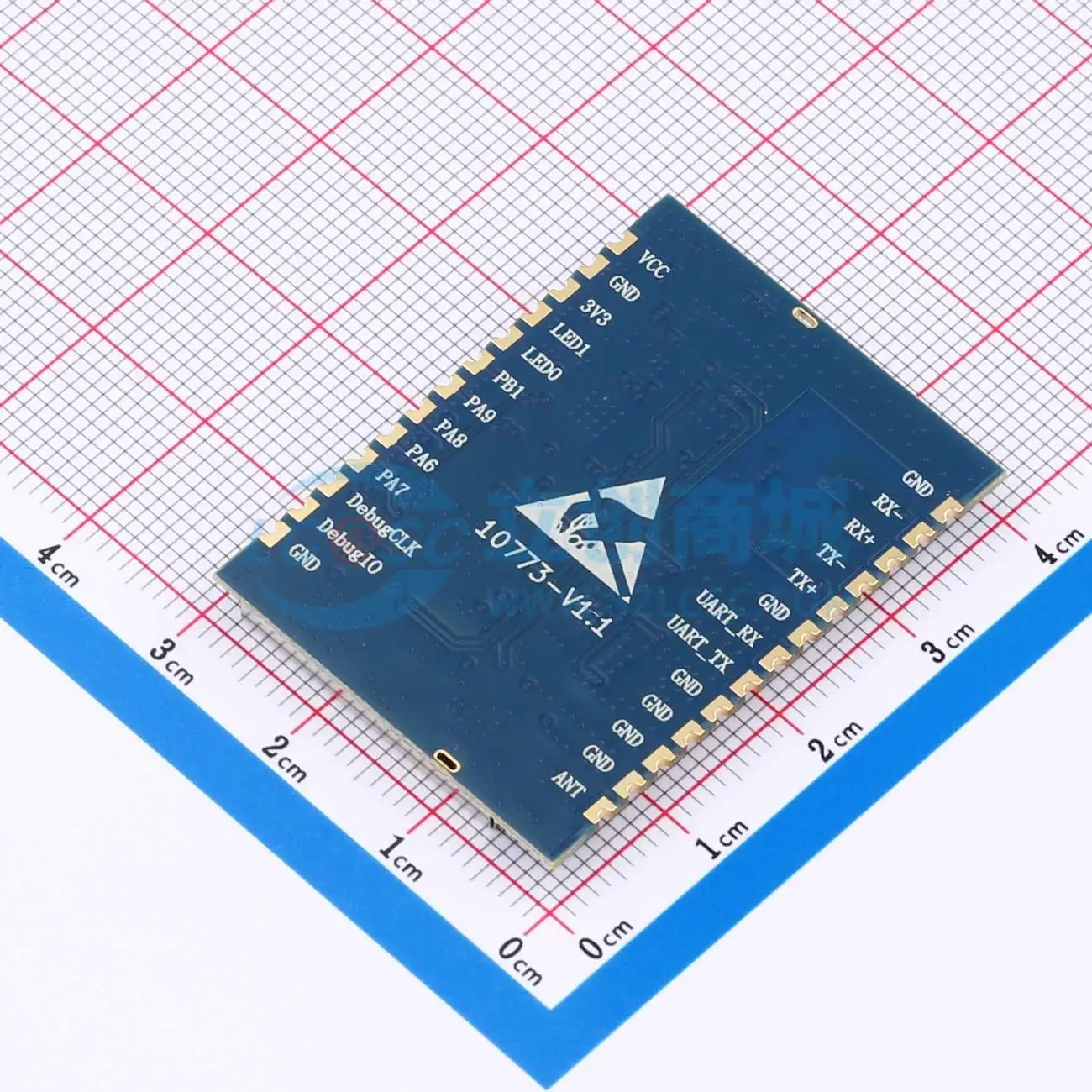 1pcs E611-900NW20S SMD 40x29mm 915MHz 20dBm UART RF Wireless Communication Module for Smart Home System