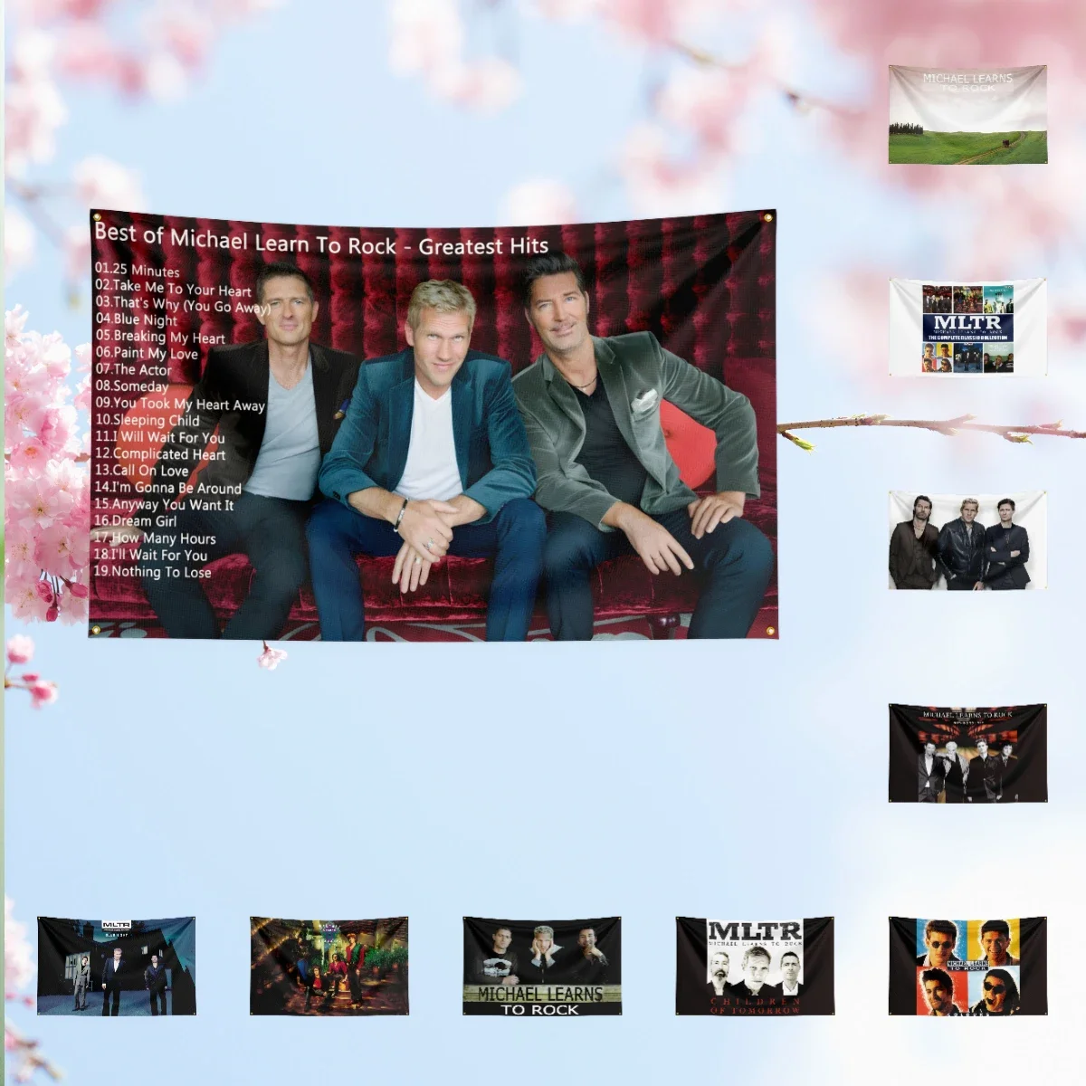 Music Band Flag for M-Mi-ch-ae-l L-ea-rn-s t-o ro-c-k Fans Banner fan collection background decoration photo backdrop pennant