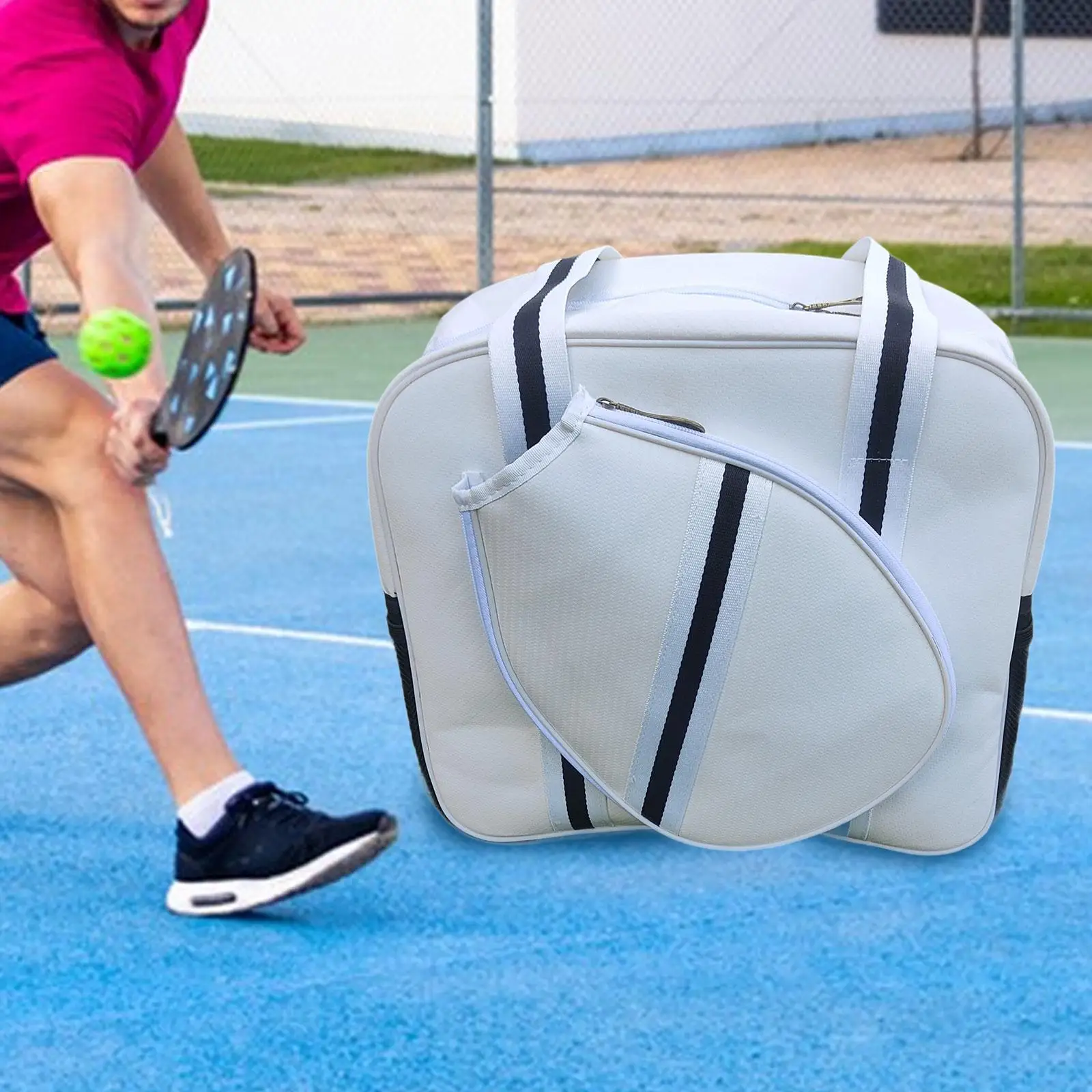 

Pickleball Storage Bag Sling Bag for Clothes Outdoor Sports Water Bottles